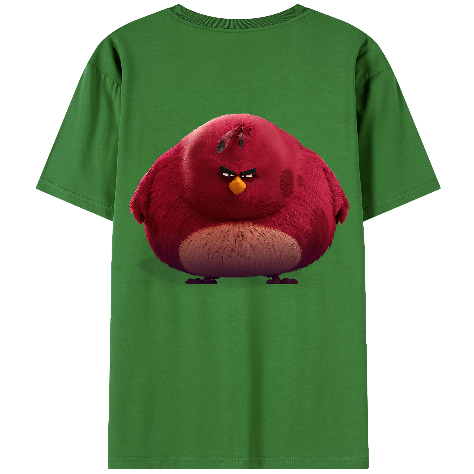 （画像用） Angry Birds アングリーバード レディース半袖Tシャツ(バックプリント)